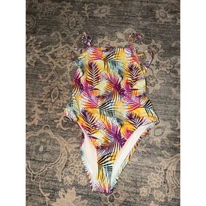 Women's Out From Under Urban Outfitters Tropical Leaf Print One-Piece Swimsuit